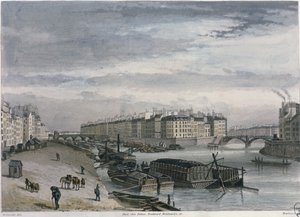 サンルイ島、1832年（色の彫刻）